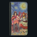 Coque Avec Portefeuille Pour Galaxy S5 Mona Lisa Romantic Funny Art coloré<br><div class="desc">Cette merveilleuse invitation prend des éléments de la Mona Lisa et de Van Gogh's Starry nuit pour faire un thème mariage exceptionnellement unique et fantasque stationnaire pour une invitation, merci, numéro de table, et plus encore! Mona Lisa - Cette image présente la Mona Lisa avec son homme, dansant dans la...</div>