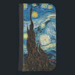 Coque Avec Portefeuille Pour Galaxy S4 Nuit étoilée de Vincent Van Gogh<br><div class="desc">Starry Night est un tableau de l'artiste post-impressionniste néerlandais Vincent van Gogh. Peinte en juin 1889, elle représente la vue de nuit, hors de la fenêtre de sa salle de sanitarium de Saint-Rémy-de-Provence (située dans le sud de la France), bien qu'elle ait été peinte à la mémoire pendant la journée....</div>