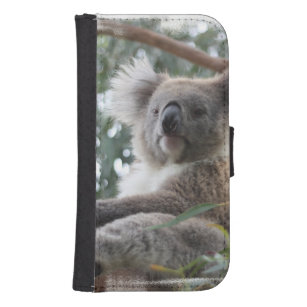Coque Avec Portefeuille Pour Galaxy S4 Ours de koala