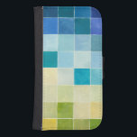 Coque Avec Portefeuille Pour Galaxy S4 Paysage avec les carrés Pixilated multicolores<br><div class="desc">Megan Meagher a créé ce morceau utilisant un style connu sous le nom de pixilation numérique. Programmes informatiques d'utilisation d'artistes pour concevoir et dessiner leurs morceaux,  produisant les rendus impressionnistes des arrangements de monde réel. Si vous aimez abstrait,  l'art expérimental cette copie est pour vous !</div>