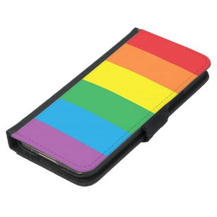 Coque Avec Portefeuille Pour Galaxy S5 "Rainbow Pride" Samsung Galaxy Wallet Case