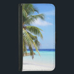 Coque Avec Portefeuille Pour Galaxy S5 Sable tropical de blanc de l'eau de turquoise de<br><div class="desc">Belle plage tropicale avec de l'eau turquoise. Plage blanche de sable de ciel bleu dans le paradis.</div>