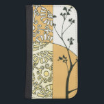 Coque Avec Portefeuille Pour Galaxy S4 Silhouette clairsemée d'arbre par Megan Meagher<br><div class="desc">Un arbre clairsemé atteint à la lumière dans ce morceau par Meagan Meagher. La silhouette donne à la peinture une sensation hantée,  même pendant que les jaunes et l'orange suggèrent un éclat et une légèreté.</div>