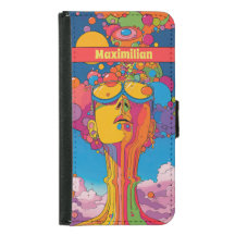 Vibrant Psychedelic Pop Art Conception rétro Super