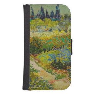 Coque Avec Portefeuille Pour Galaxy S4 Vincent Van Gogh Garden