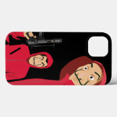 COQUE AVEC SÉRIE STAMPA LA CASA DE PAPEL (Verso (horizontal))