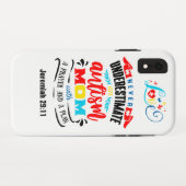 Coque Barely There de Case-Mate pour iPhone XR d'A (Dos (Horizontal))