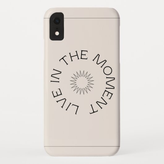 Coque Barely There de Case-Mate pour iPhone XR d'A (Dos)