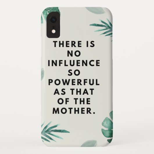 Coque Barely There de Case-Mate pour iPhone XR d'A (Dos)