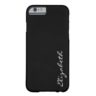 Coque Barely There iPhone 6 Arrière - plan noir clair