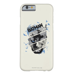 Coque Barely There iPhone 6 Collage du crâne Gotham City Batman