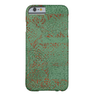 Coque Barely There iPhone 6 Design Motif celtique embelli en vert et rouille