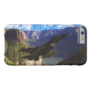 Coque Barely There iPhone 6 Faucon F-16 de combat