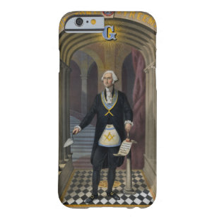 Coque Barely There iPhone 6 George Washington, le maçon