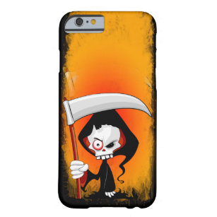 Coque Barely There iPhone 6 Grim Reaper Déplaisant Drôle Cartoon