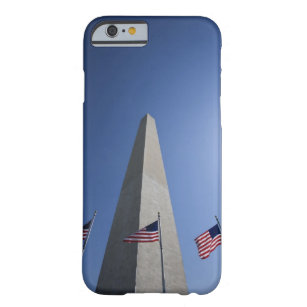 Coque Barely There iPhone 6 Les Etats-Unis, Washington, drapeaux américains de
