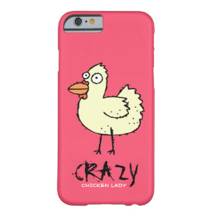 Coque Barely There iPhone 6 Madame folle ROSE Cartoon Hen de poulet