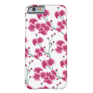 Coque Barely There iPhone 6 Motif floral Chic rose Fleur de cerise