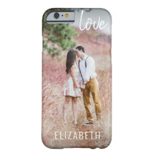 Coque Barely There iPhone 6 Photo Create Your Own Custom Script LOVE