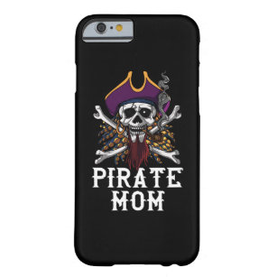 Coque Barely There iPhone 6 Pirate Maman Crâne Gasparilla Crossbones Mères