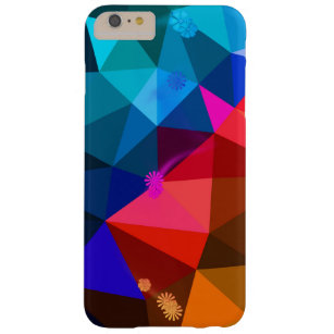 Coque Barely There iPhone 6 Plus triangle abstrait et marguerite