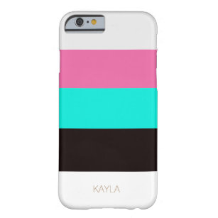 Coque Barely There iPhone 6 Rose Et Turquoise
