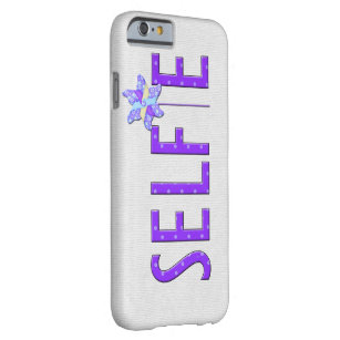 Coque Barely There iPhone 6 Selfie Purple Polka Point