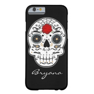 Coque Barely There iPhone 6 Sugar Skull Mexicaine Folk Art Téléphone Case