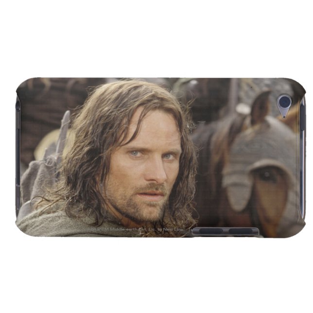 Coque Barely There iPod Aragorn avec cheval (Dos Horizontal)