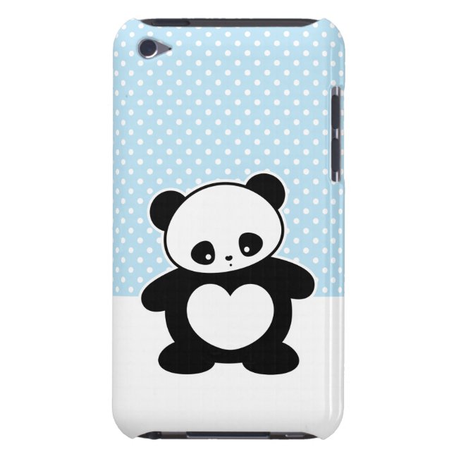 Coque Barely There iPod Panda de Kawaii (Dos)