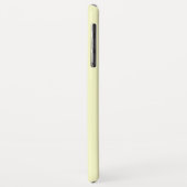 Coque blanc neige-Mate coque iphone (Dos/Gauche)