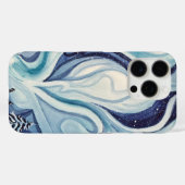 Coque bleu Aurora Iphone 16ProMax (Verso (horizontal))