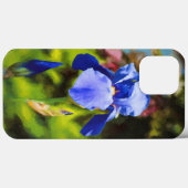 Coque bleu Iris-Mate coque iphone (Verso (horizontal))