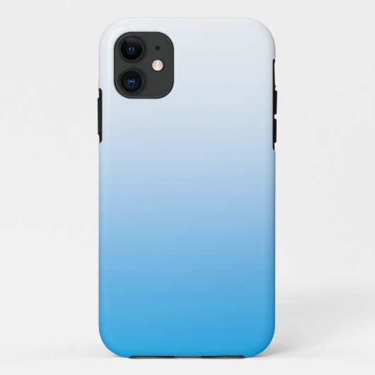 Coque bleu pâle à deux tons coque iphone (Dos)