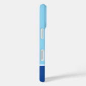 Coque bleue pour iPhone avec motif de chaton migno (Verso / Droite)