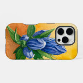 Coque Blue Bloom iPhone 16 Pro - Art Botanique (Verso Horizontal)