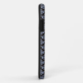 Coque Blue Damask iPhone 11 (Dos/Droite)