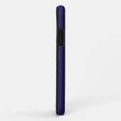 Coque Blue & White Carbon Fiber Stripes iPhone 5 (Dos/Droite)