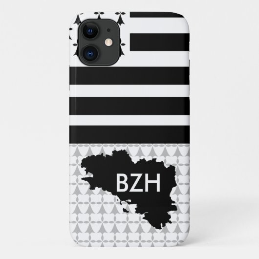 Coque BZH pour les breizh lovers v2 pour Iphones (Dos)