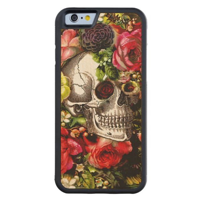 Coque Carved En Bois Pour iPhone Caisse en bois de souvenir (Dos)