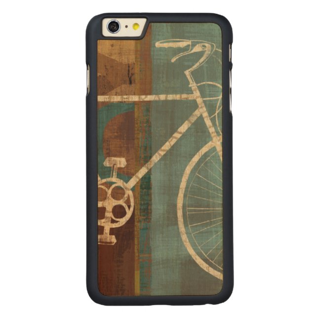 Coque Carved En Bois Pour iPhone Rupture loin (Dos)