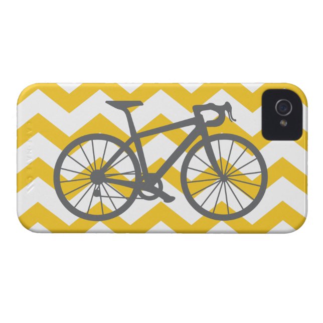 Coque Case-Mate iPhone 4 Coque iphone gris de bicyclette (Dos Horizontal)