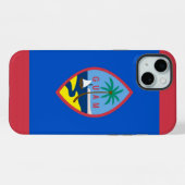 Coque Case-Mate pour iPhone 15 Plus, drapeau de Gu (Verso Horizontal)