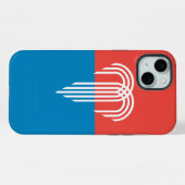 Coque Case-Mate pour iPhone 15 Plus, drapeau de Ka (Verso Horizontal)