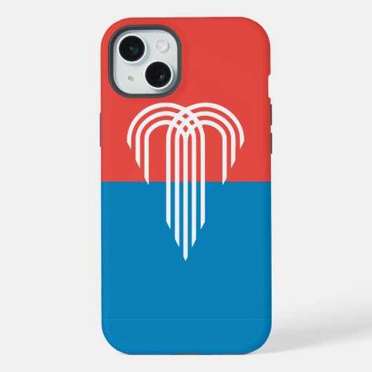Coque Case-Mate pour iPhone 15 Plus, drapeau de Ka (Verso)