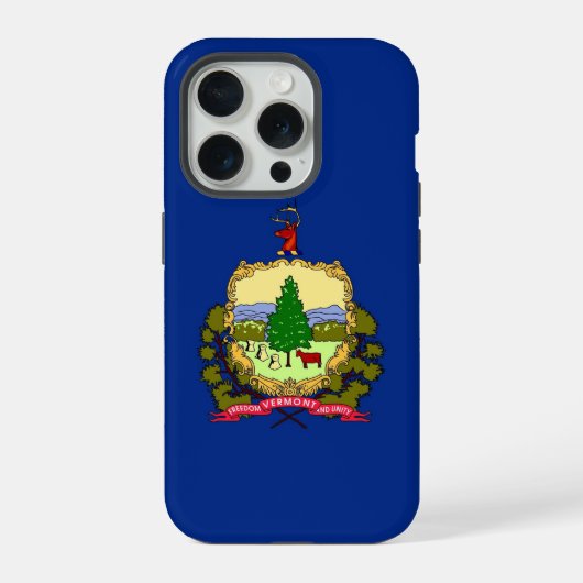 Coque Case-Mate pour iPhone 15 Pro, drapeau de l'É (Verso)