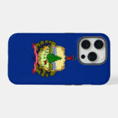Coque Case-Mate pour iPhone 15 Pro, drapeau de l'É (Verso Horizontal)