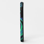 Coque Case-Mate Pour iPhone Abstrait Aqua Swirls iPhone 5 Coque (Dos/Gauche)