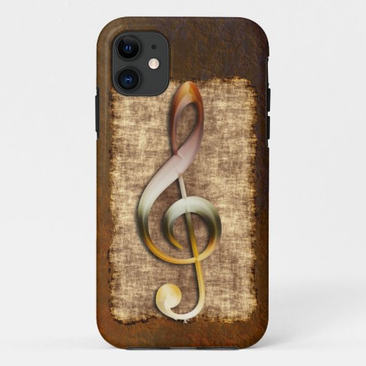 Coque Case-Mate Pour iPhone Antique Treble Clef iPhone 5 Coque (Dos)