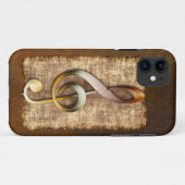 Coque Case-Mate Pour iPhone Antique Treble Clef iPhone 5 Coque (Dos (Horizontal))